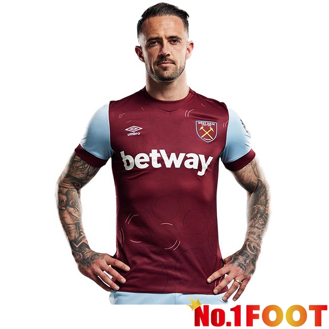 West Ham Football Jersey Home Red 2023/2024