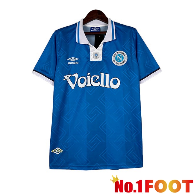 SSC Napoli Retro Football Jersey Home Blue 1993-1994