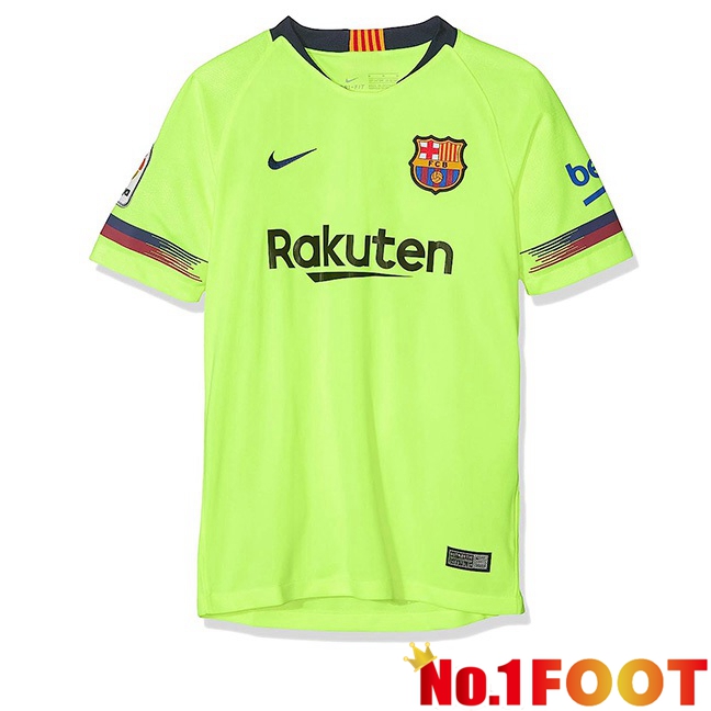 FC Barcelona Retro Football Jersey Away Green 2018-2019