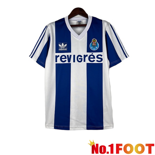 FC Porto Retro Football Jersey Home Blue White 1990-1993