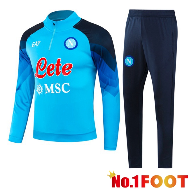 SSC Napoli Training Tracksuit Suit Blue 2023/2024