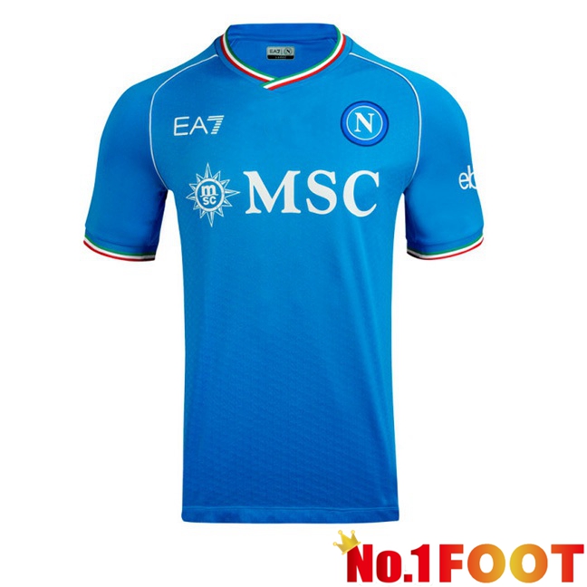 SSC Napoli Football Jersey Home Blue 2023/2024