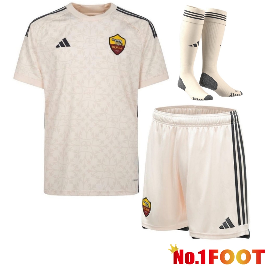 AS Roma Soccer Jersey Away (Shorts + Sock) 2023/2024 - Click Image to Close