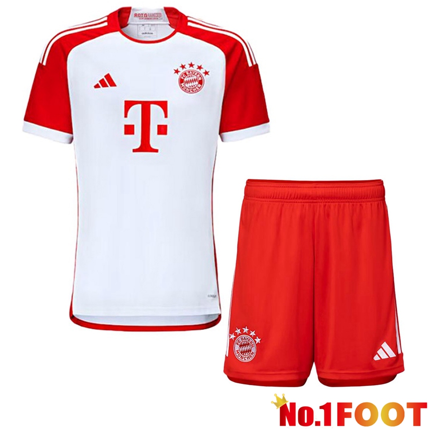 Bayern Munich Soccer Jersey Home + Shorts 2023/2024