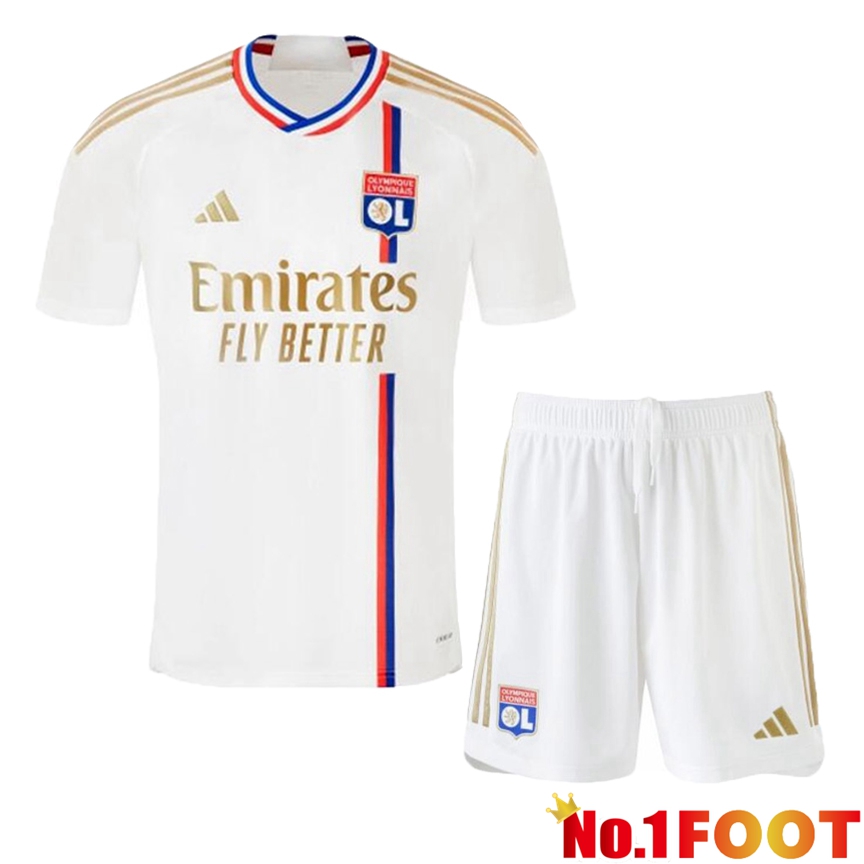 Lyon OL Soccer Jersey Home + Shorts 2023/2024