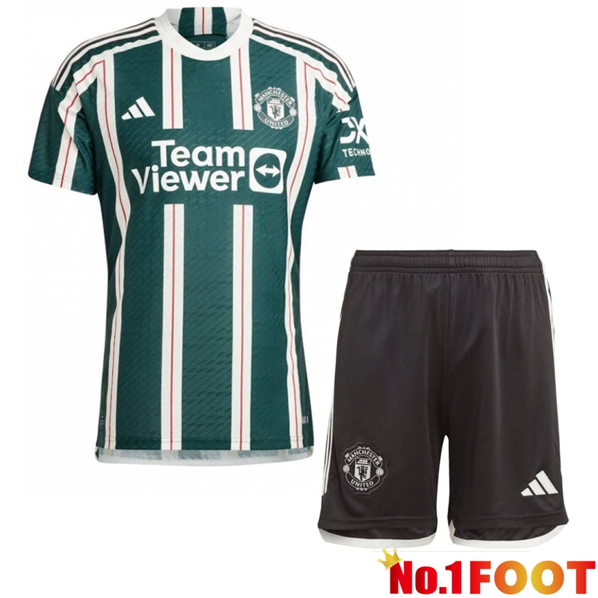 Manchester United Soccer Jersey Away + Shorts 2023/2024