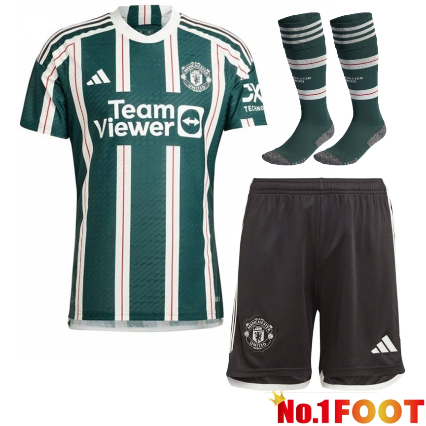 Manchester United Soccer Jersey Away (Shorts + Sock) 2023/2024