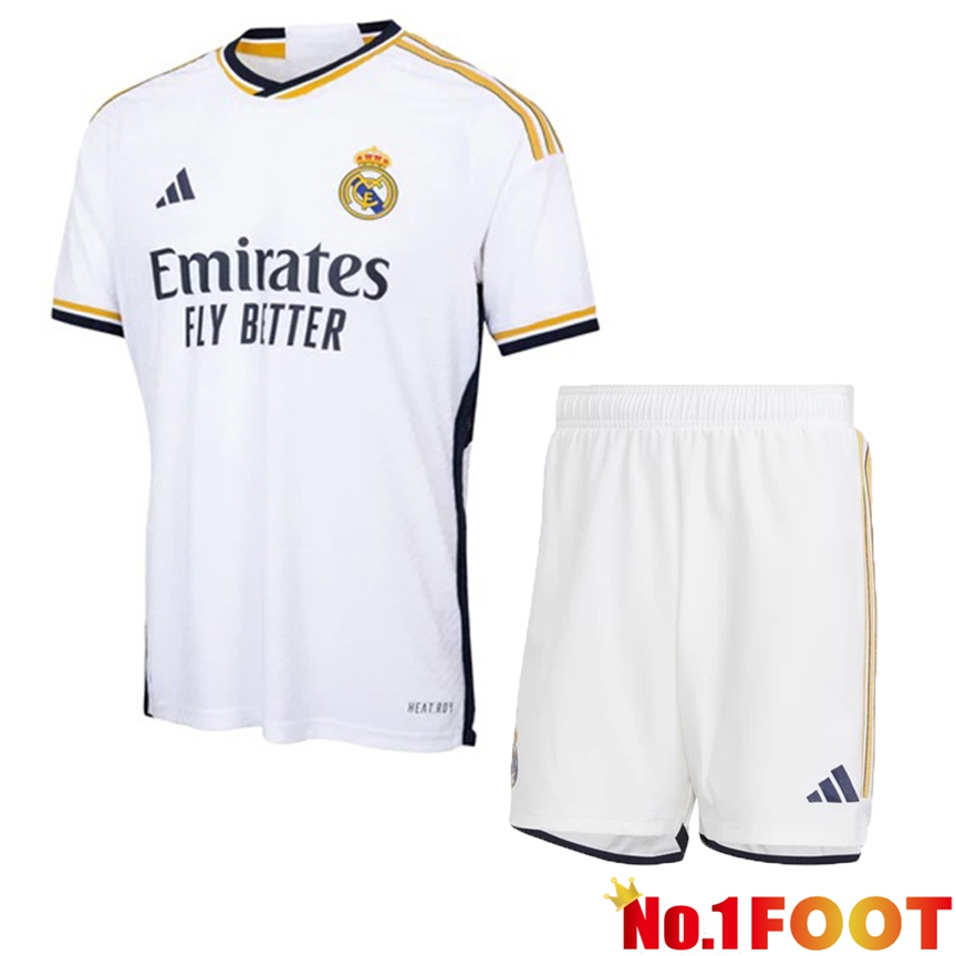 Real Madrid Soccer Jersey Home + Shorts 2023/2024