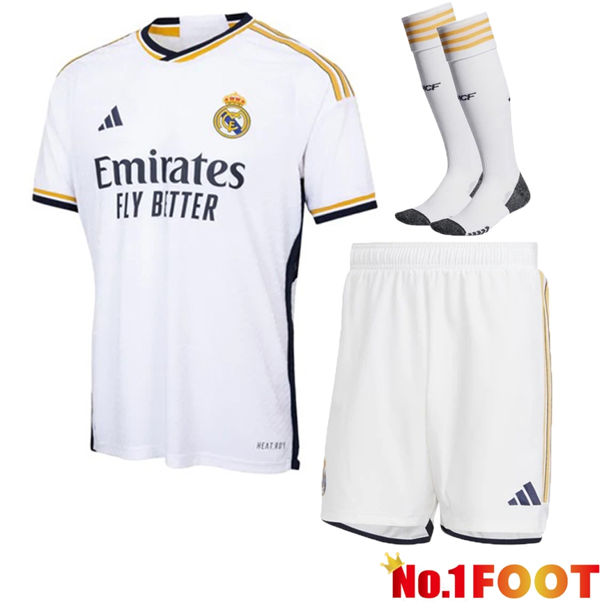 Real Madrid Soccer Jersey Home (Shorts + Sock) 2023/2024