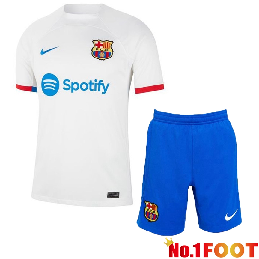 FC Barcelona Soccer Jersey Away + Shorts 2023/2024