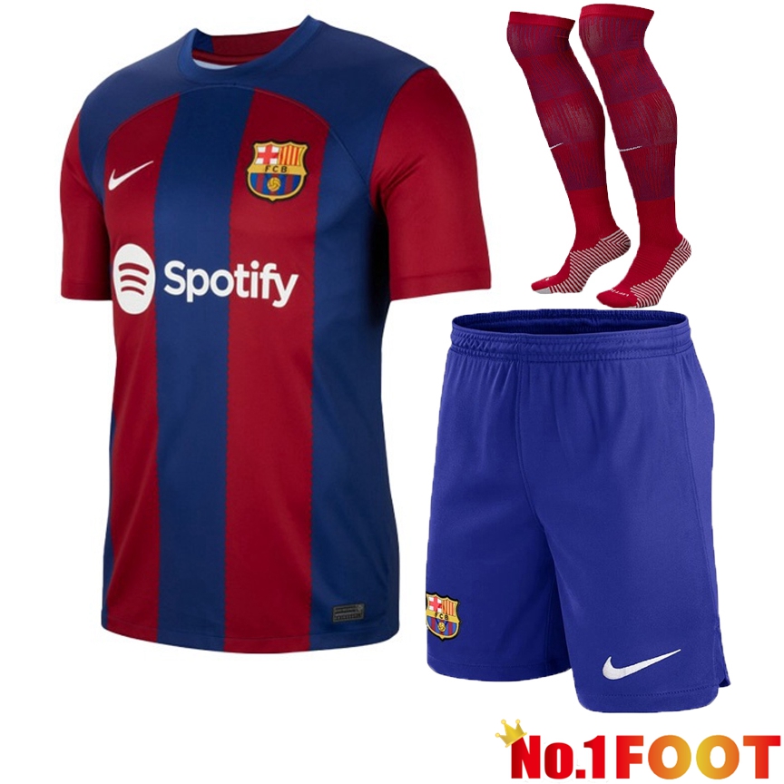 FC Barcelona Soccer Jersey Home (Shorts + Sock) 2023/2024