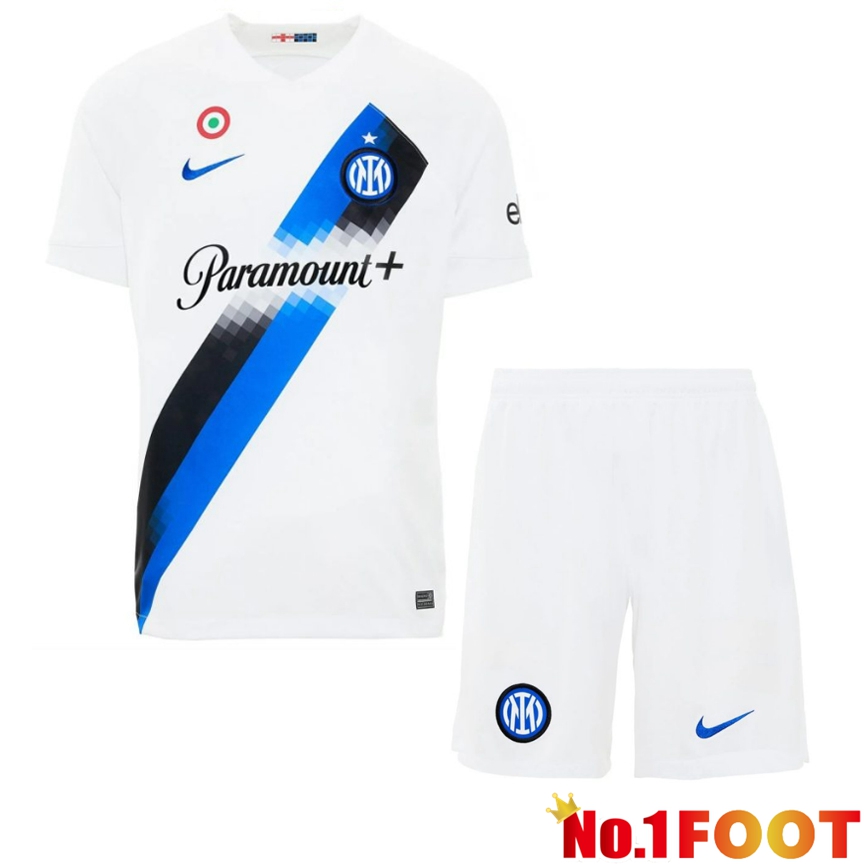 Inter Milan Soccer Jersey Away + Shorts 2023/2024