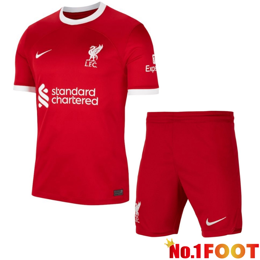 FC Liverpool Soccer Jersey Home + Shorts 2023/2024