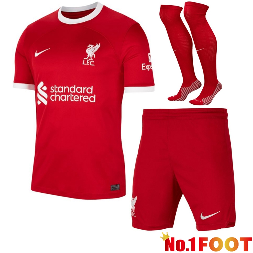 FC Liverpool Soccer Jersey Home (Shorts + Sock) 2023/2024