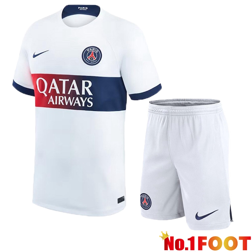 Paris PSG Soccer Jersey Away + Shorts 2023/2024