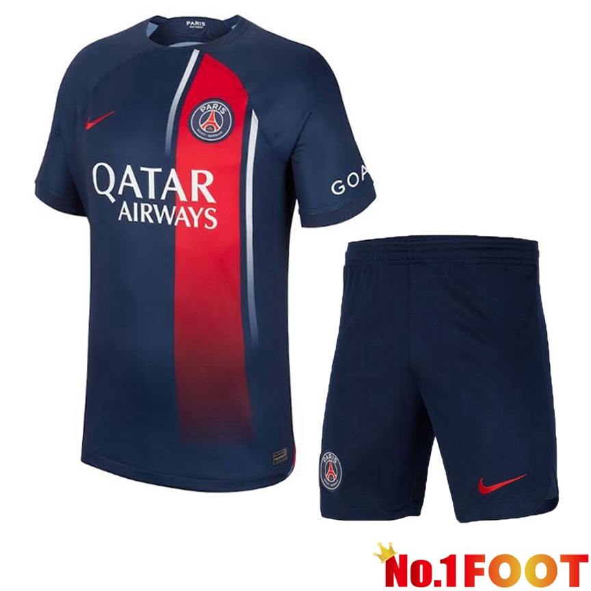 Paris PSG Soccer Jersey Home + Shorts 2023/2024