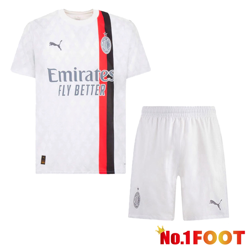 AC Milan Soccer Jersey Away + Shorts 2023/2024 - Click Image to Close