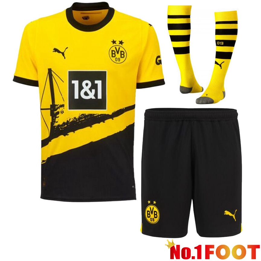 Dortmund Soccer Jersey Home (Shorts + Sock) 2023/2024