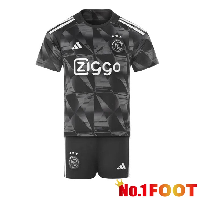 AFC Ajax Kids Third Football Jersey Black 2023/2024