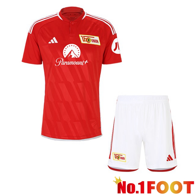 FC Union Berlin Kids Home Football Jersey Red 2023/2024