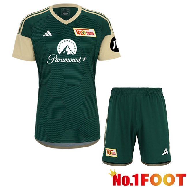 FC Union Berlin Kids Third Football Jersey Green 2023/2024