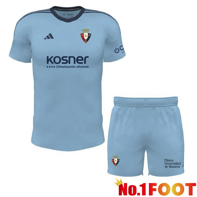 CA Osasuna Kids Away Football Jersey Blue 2023/2024