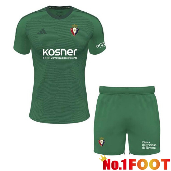 CA Osasuna Kids Third Football Jersey Green 2023/2024