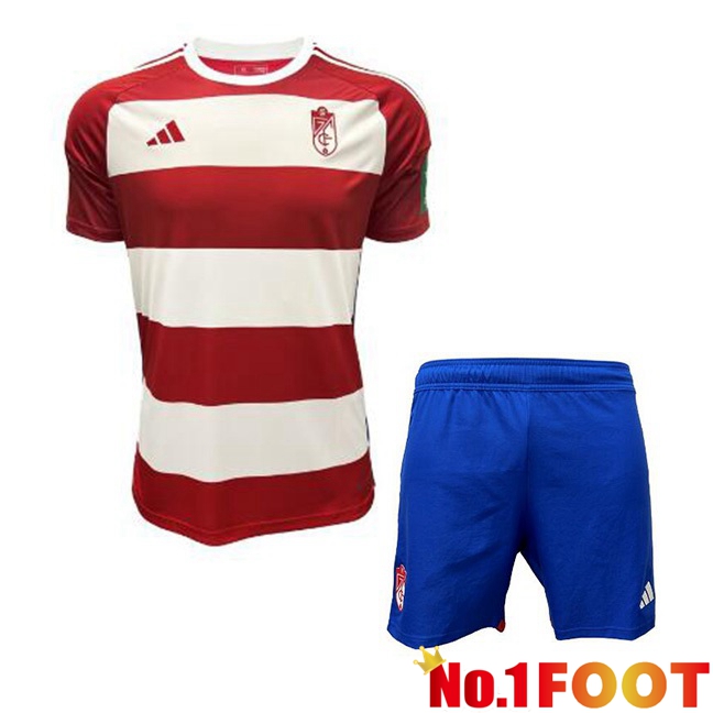 Granada CF Kids Home Football Jersey Red 2023/2024