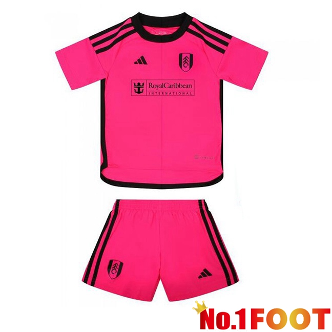 Fulham FC Kids Away Football Jersey Rose 2023/2024