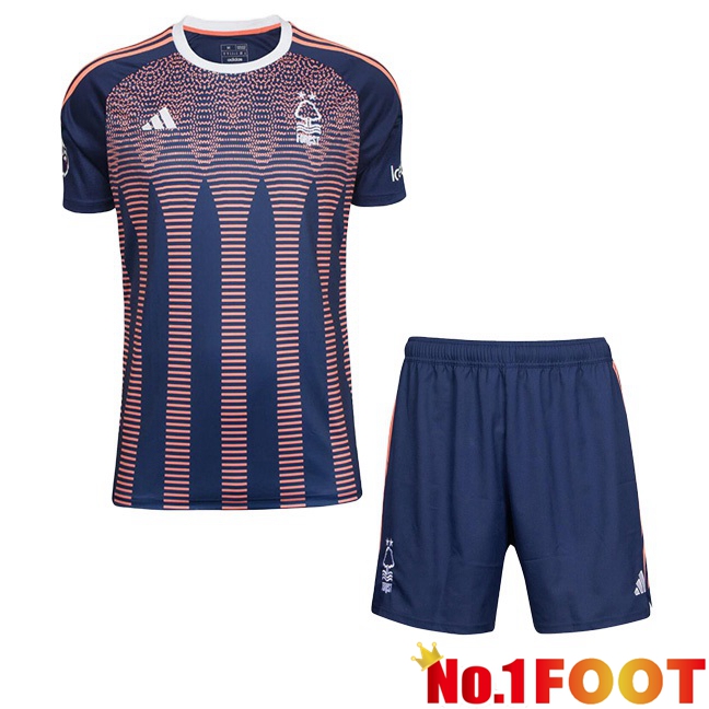 Nottingham Forest Kids Third Football Jersey Purple 2023/2024