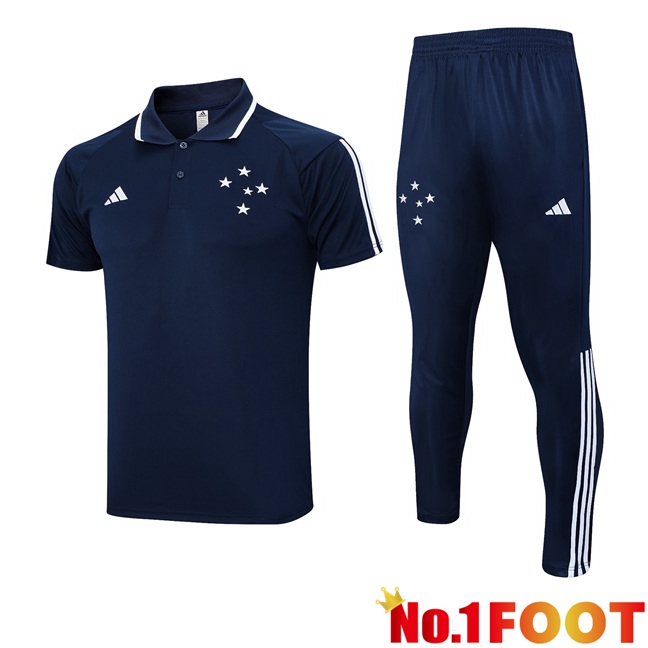 Cruzeiro EC Soccer Polo + Pants Blue Royal 2023/2024 - Click Image to Close