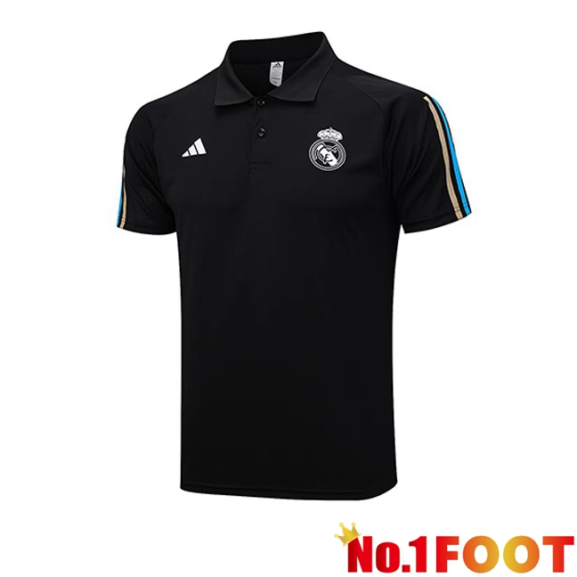 Real Madrid Soccer Polo Black 2023/2024