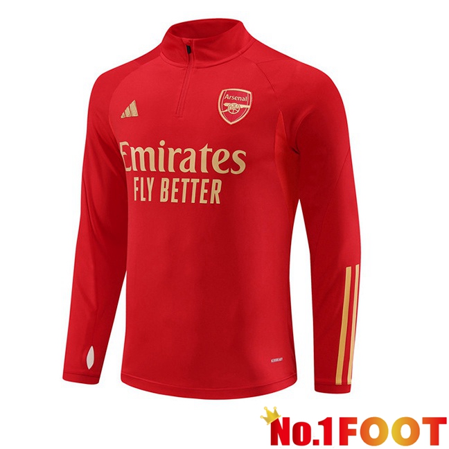 Arsenal Training Sweatshirt Red 2023/2024