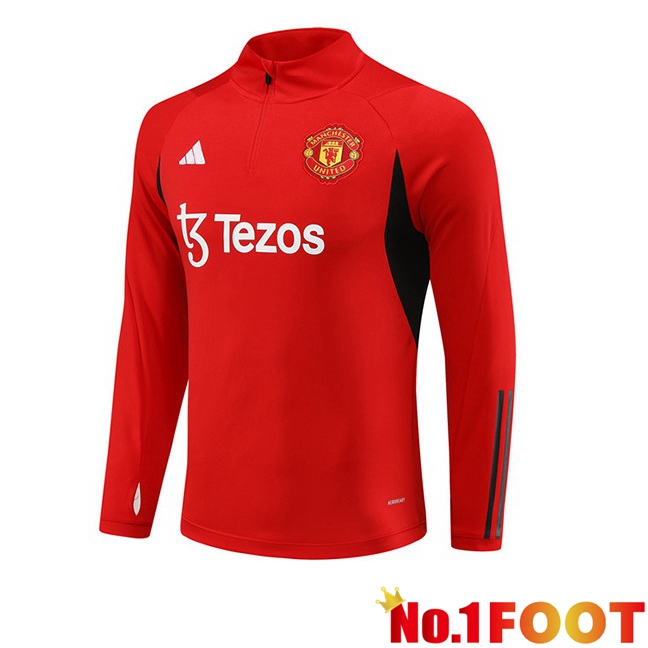 Manchester United Training Sweatshirt Red 2023/2024