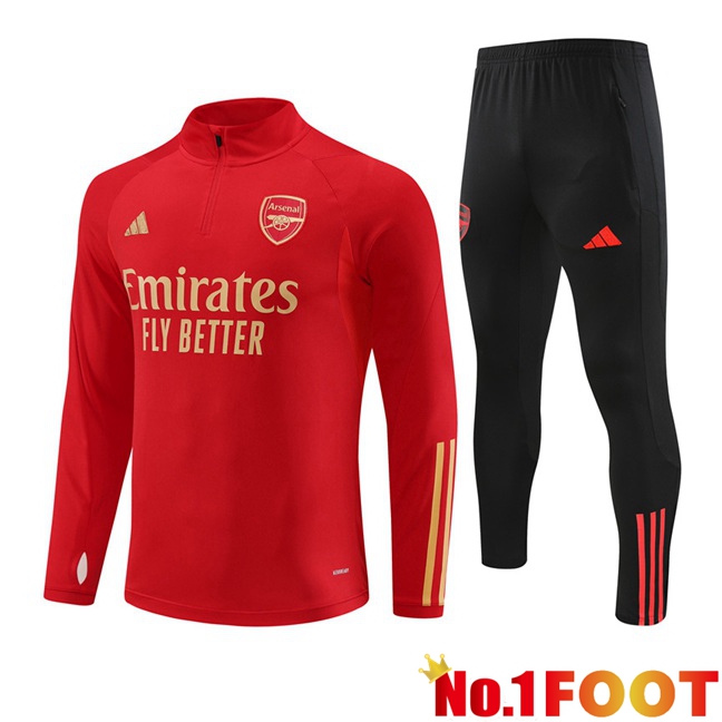 Arsenal Training Tracksuit Suit Red 2023/2024