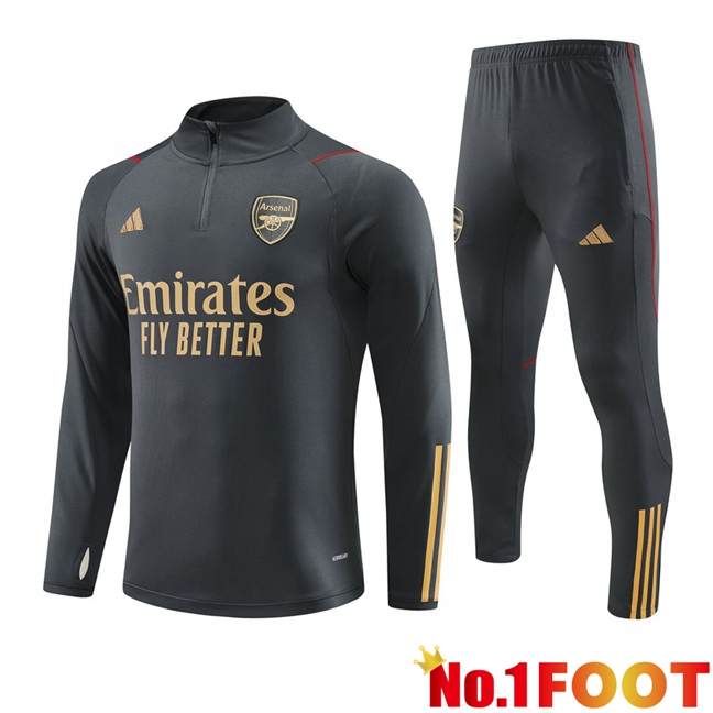 Arsenal Training Tracksuit Suit Grey 2023/2024