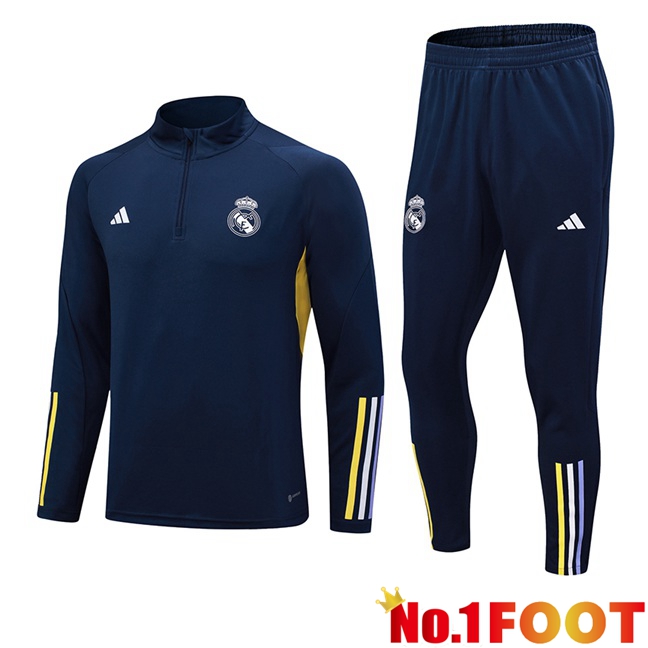 Real Madrid Training Tracksuit Suit Blue Royal 2023/2024