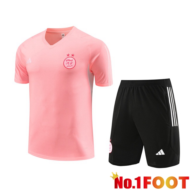 Algerie Training T Shirt + Shorts Rose 2023/2024