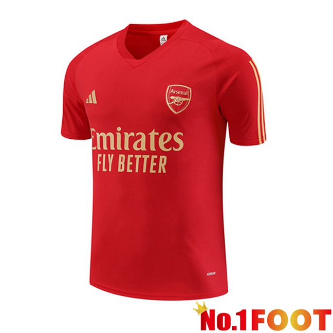 Arsenal Training T Shirt Red 2023/2024