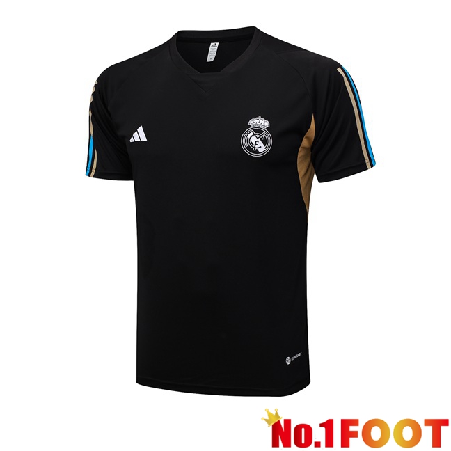 Real Madrid Training T Shirt Black 2023/2024