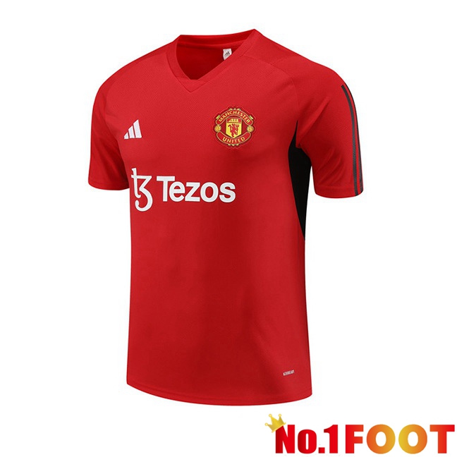 Manchester United Training T Shirt Red 2023/2024