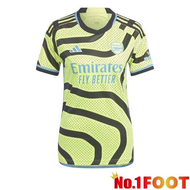 Arsenal Womens Away Football Jersey Green 2023/2024