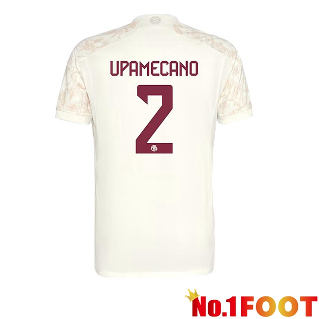 Bayern Munich (Upamecano 2) Third Football Jersey Yellow 2023/2024