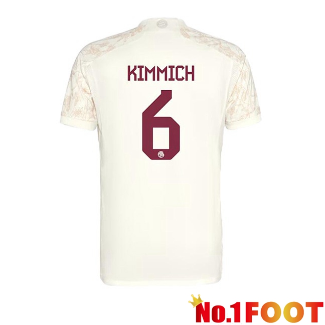 Bayern Munich (Kimmich 6) Third Football Jersey Yellow 2023/2024