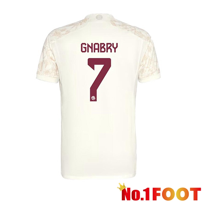 Bayern Munich (Gnabry 7) Third Football Jersey Yellow 2023/2024