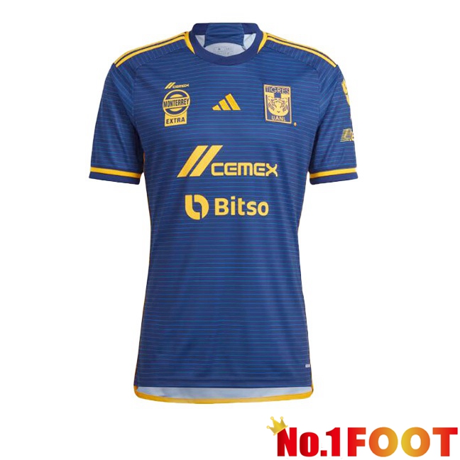 Tigres UANL Away Football Jersey Blue 2023/2024