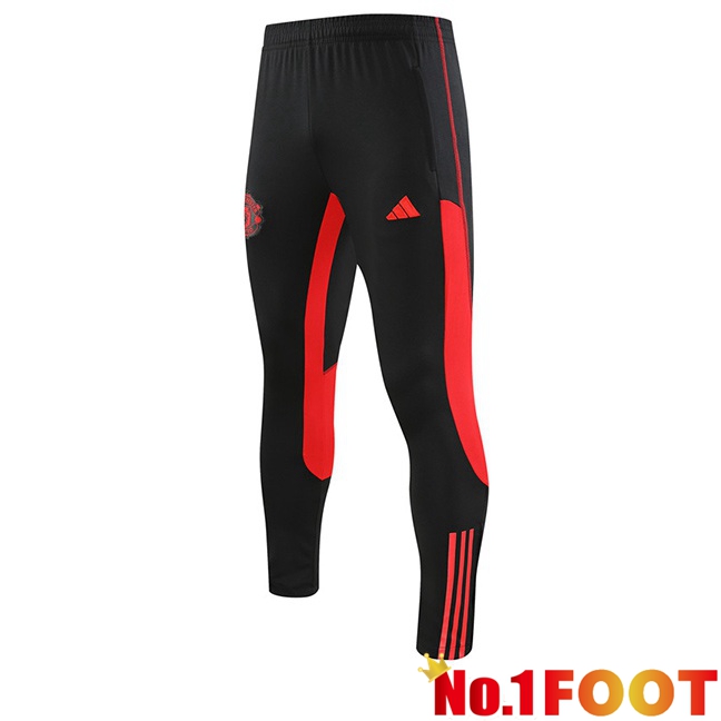 Manchester United Training Pants Black Red 2023/2024