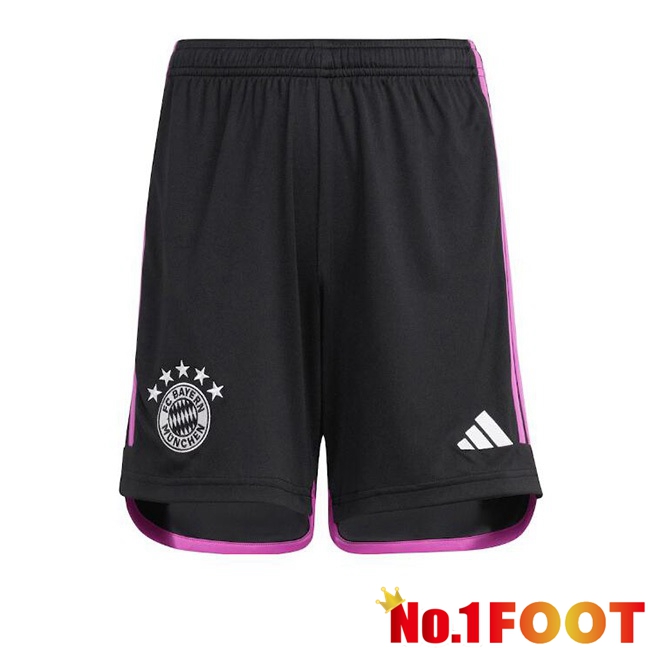 Bayern Munich Soccer Shorts Away Black 2023/2024