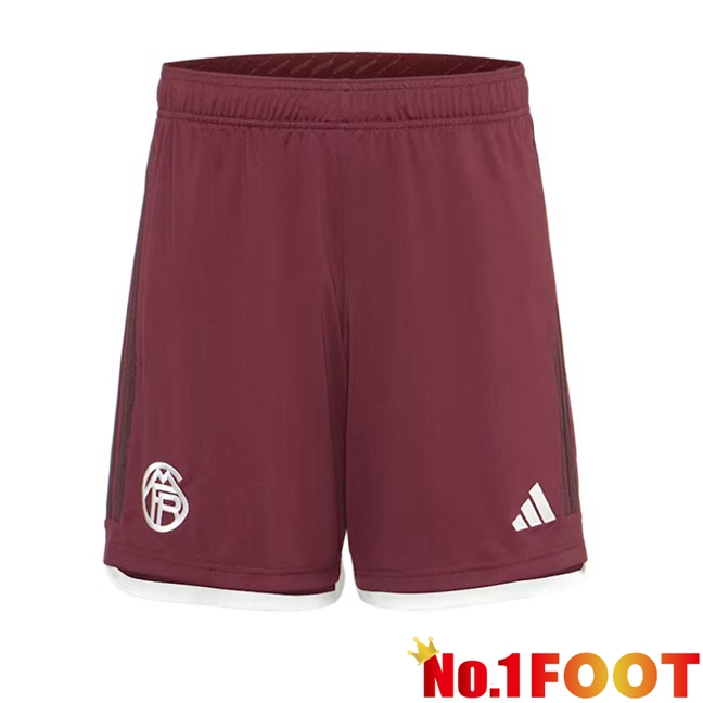 Bayern Munich Soccer Shorts Third Red 2023/2024