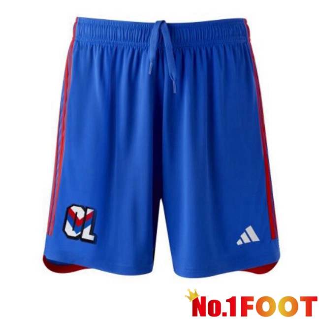 Lyon OL Soccer Shorts Away Blue 2023/2024